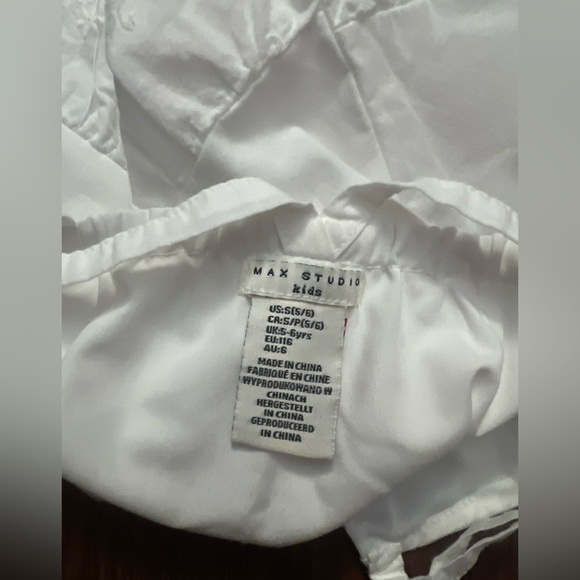 Max Studio Kids Lace White Dress Size Small (5/6 months) - Picture 6 of 6